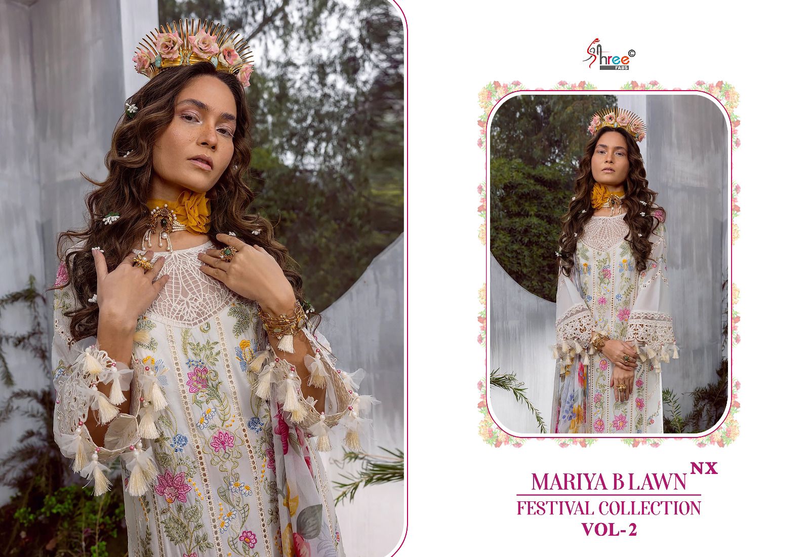 Mariya B Lawn Festival Collection Vol 2 Nx Shree Fabs Lawn Cotton Pakistani Salwar Suits