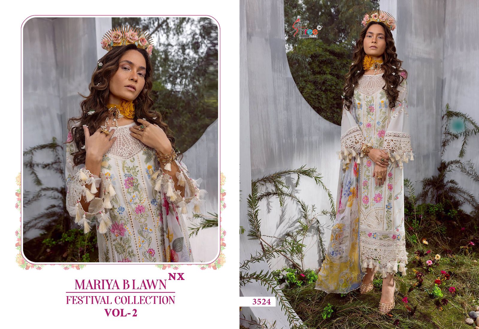 Mariya B Lawn Festival Collection Vol 2 Nx Shree Fabs Lawn Cotton Pakistani Salwar Suits