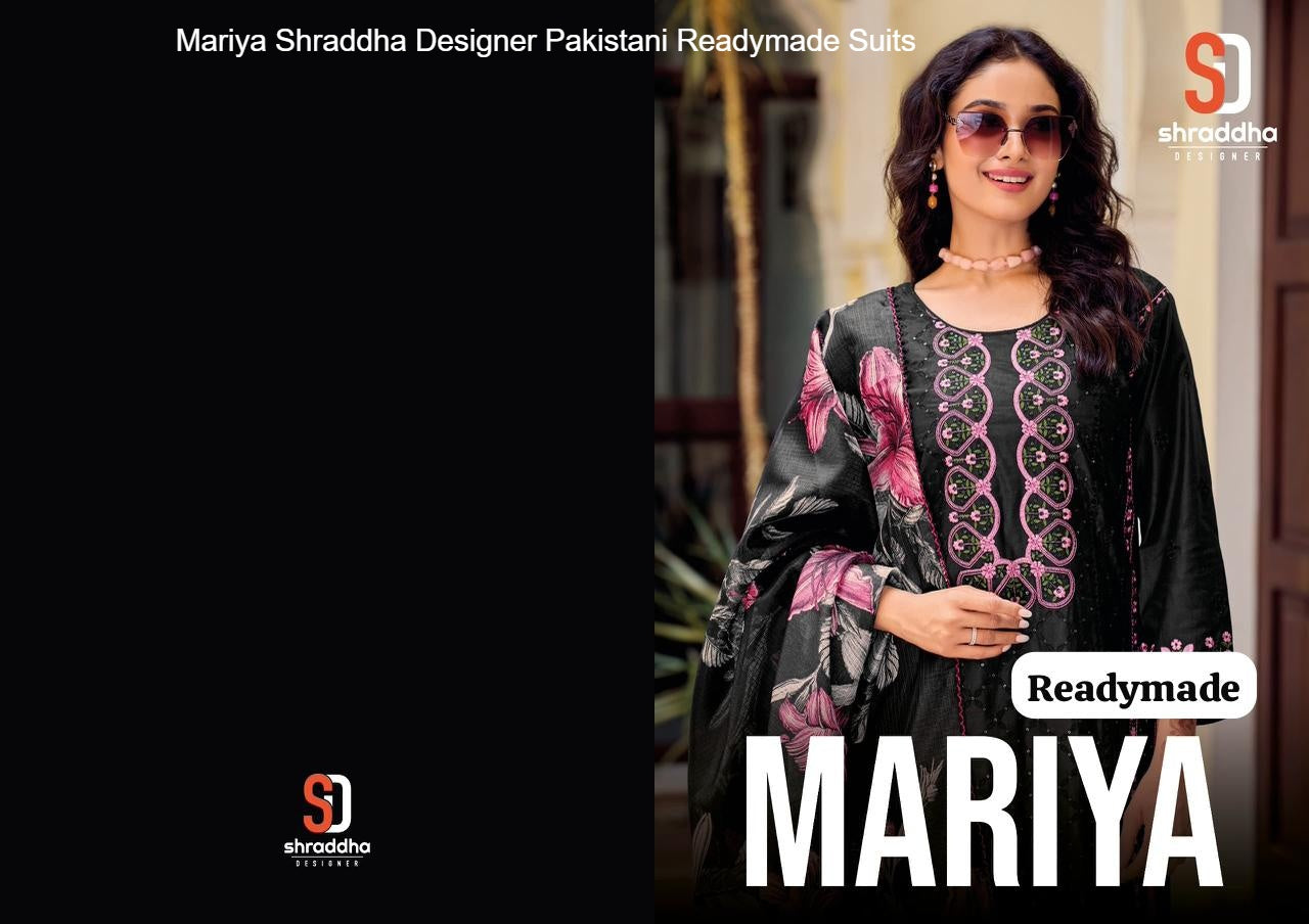 Mariya Shraddha Designer Cotton Pakistani Readymade Suits Wholesale Price