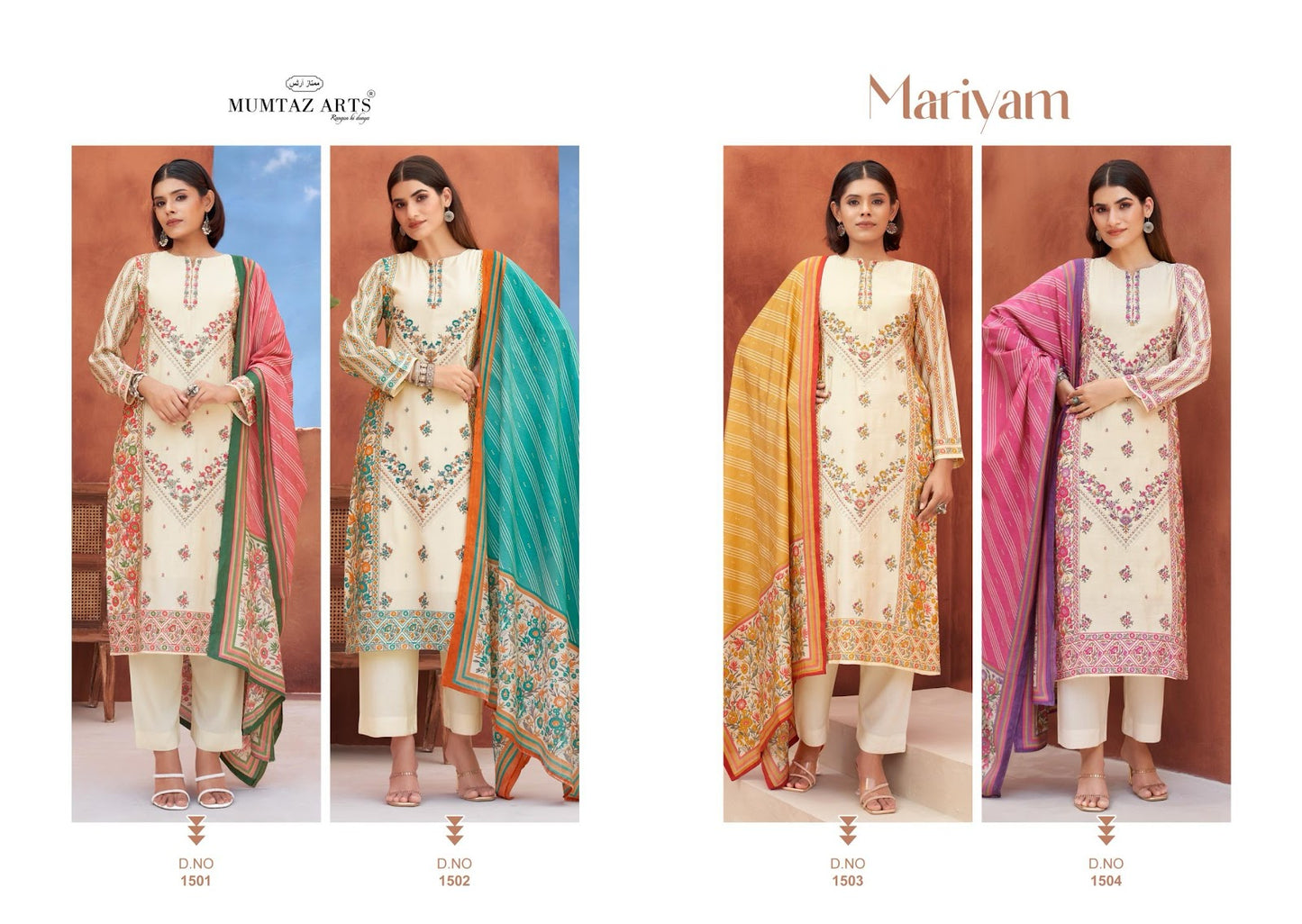Mariyam Mumtaz Arts Pure Viscose Muslin Karachi Salwar Suits Exporter Gujarat