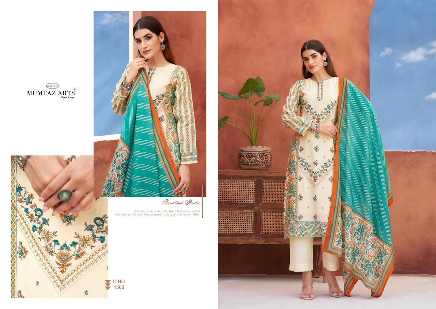 Mariyam Mumtaz Arts Pure Viscose Muslin Karachi Salwar Suits Exporter Gujarat