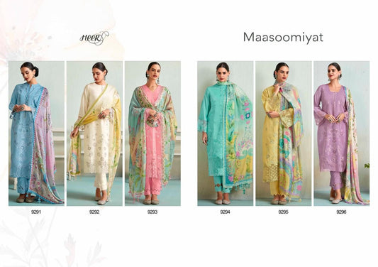 Masoomiyat Kimora Heer Muslin Pant Style Suits