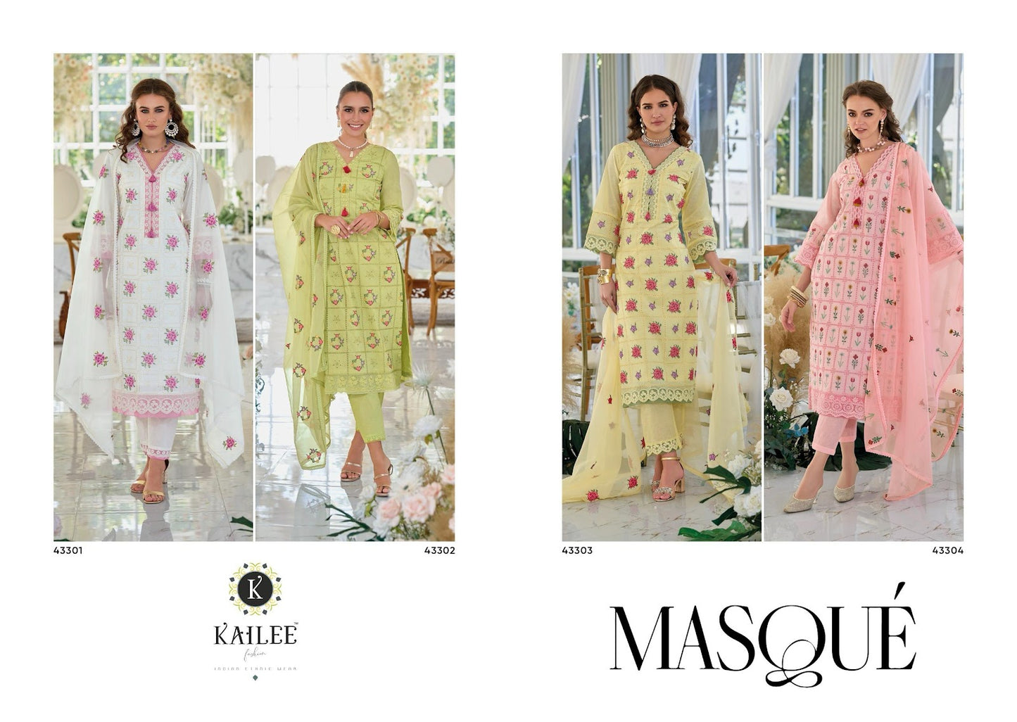 Masuqe Kailee Fashion Pure Cotton Pakistani Readymade Suits Manufacturer Gujarat