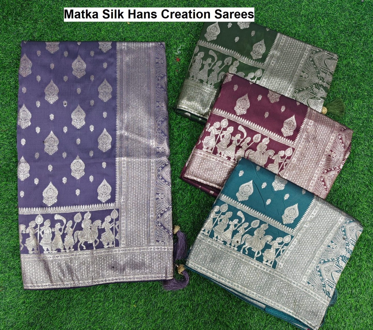 Matka Silk Hans Creation Sarees Wholesale Price