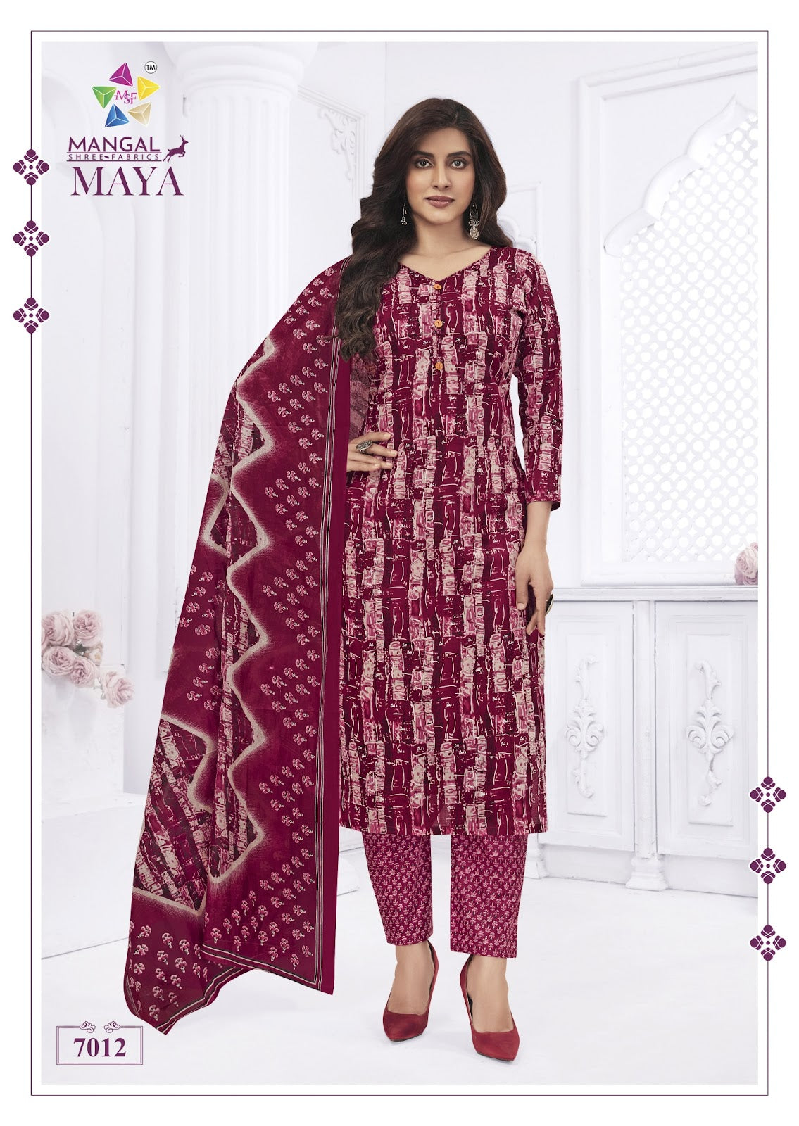 Maya Vol 7 Mangal Shree Fabrics Cotton Dress Material Exporter Gujarat