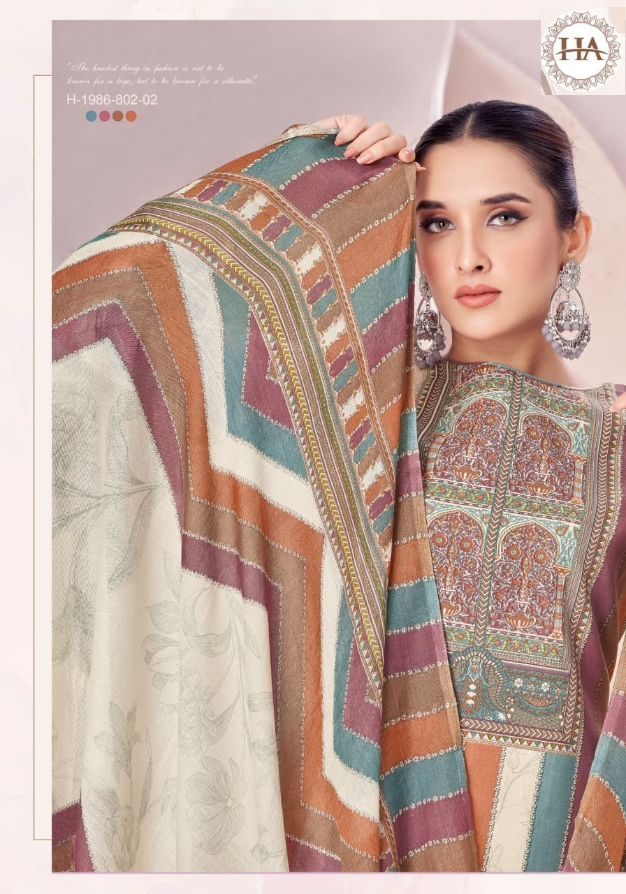 Meheroon Edition 19 Harshit Fashion Viscose Reyon Karachi Salwar Suits Supplier Ahmedabad