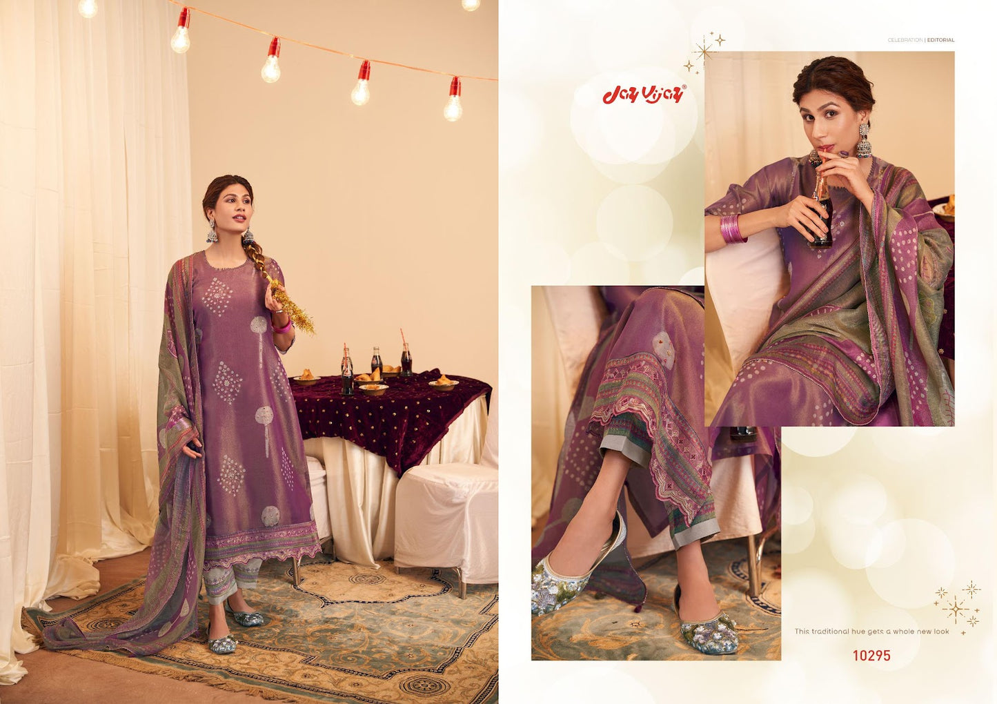 Mehfil Jay Vijay Tissue Pant Style Suits Manufacturer Ahmedabad