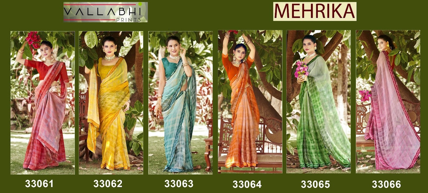 Mehrika Vallabhi Prints Sarees Exporter Ahmedabad