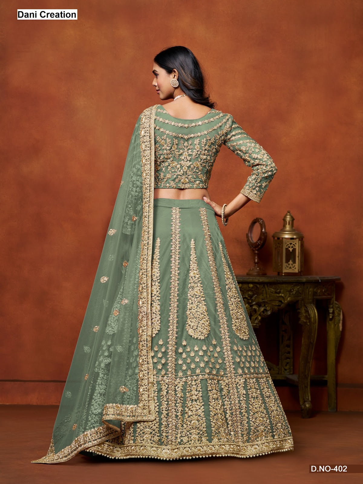 Mehvish Vol 4 Dani Creation Net Lehenga Choli Manufacturer Gujarat