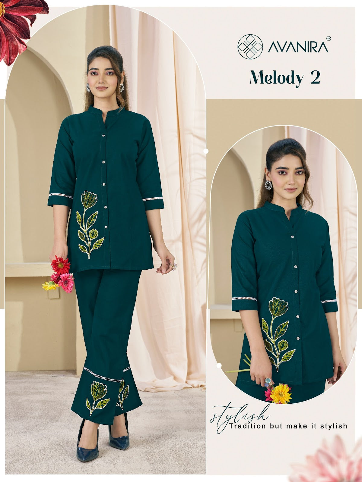 Melody 2 Avanira Cotton Co Ord Set Manufacturer Gujarat