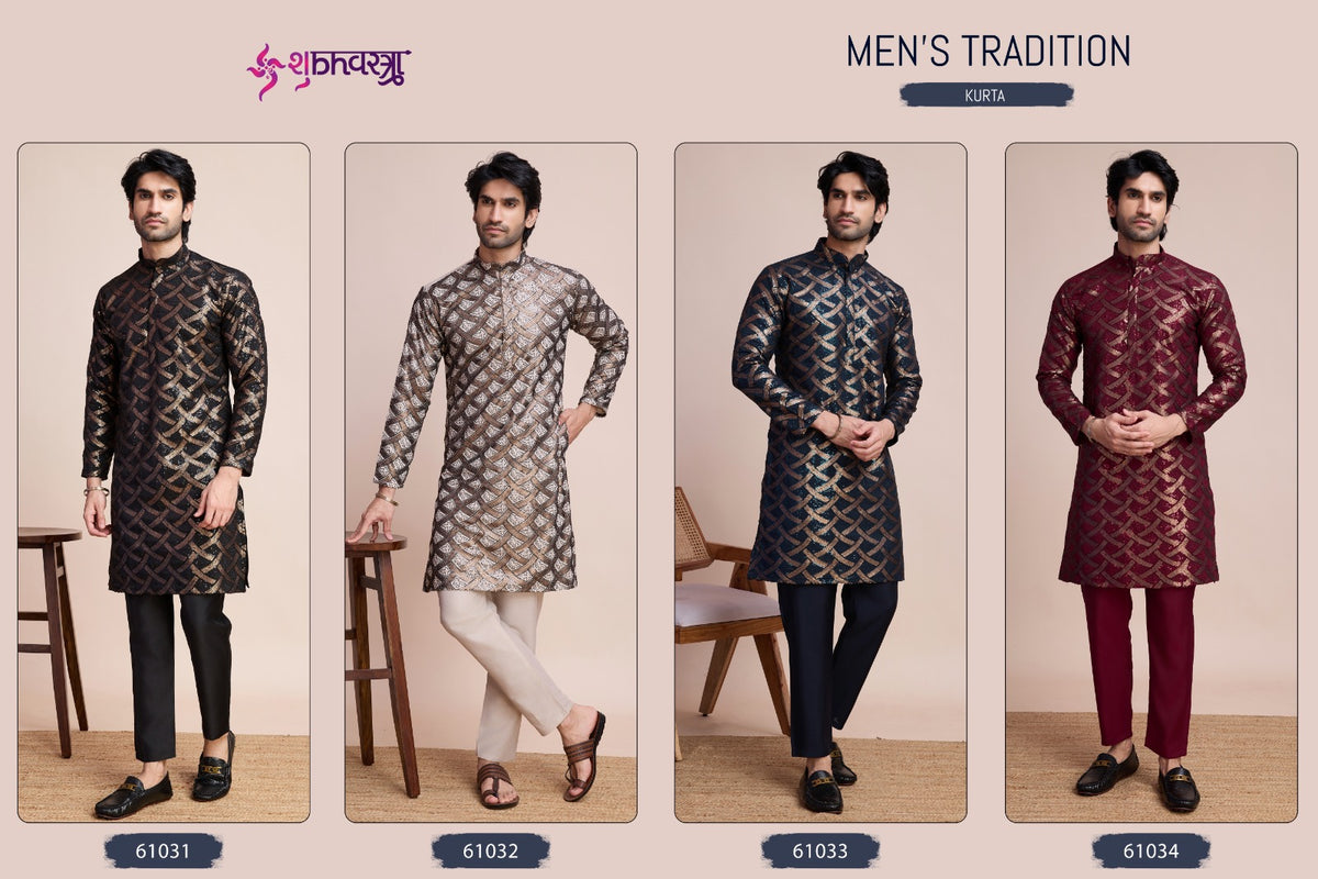 Mens Tradition Shubhvastra Silk Mens Kurta Manufacturer Ahmedabad