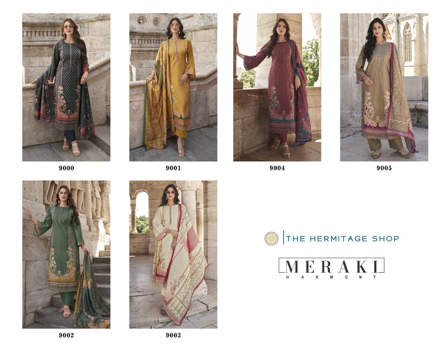 Meraki The Hermitage Shop Lawn Karachi Salwar Suits Manufacturer India