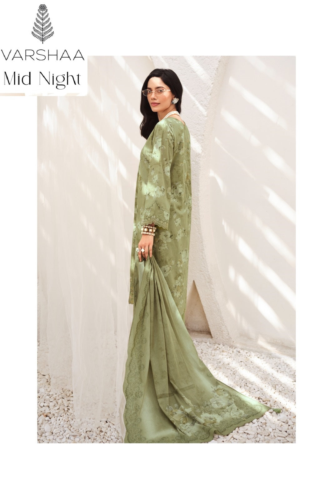 Mid Night Varshaa Cotton Linen Pant Style Suits Wholesaler Gujarat
