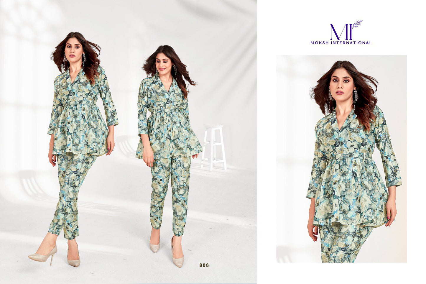 Milky Vol 1 Moksh International Rayon Co Ord Set