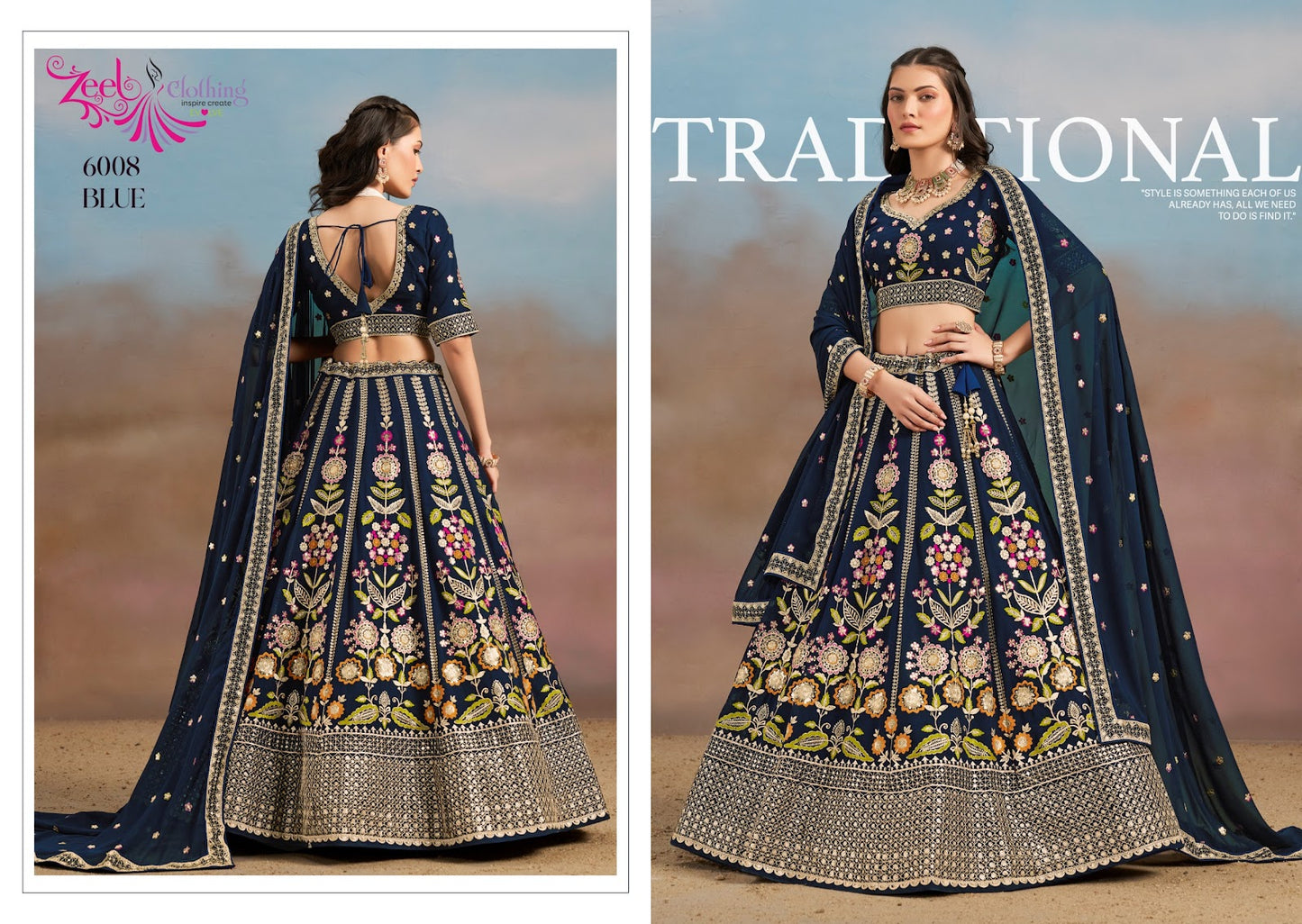 Miloni Zeel Georgette Lehenga Choli Manufacturer Ahmedabad