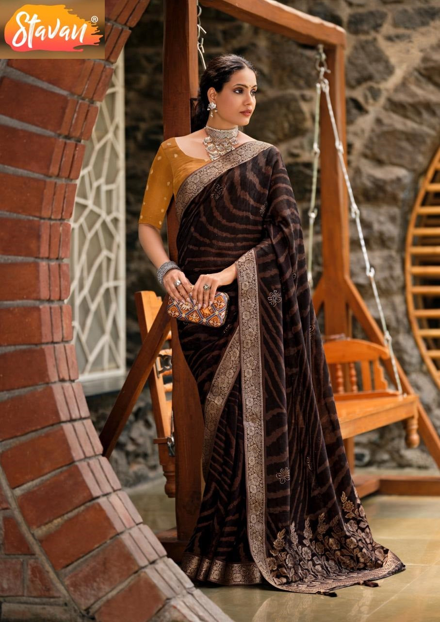 Mimasa Stavan Georgette Sarees Wholesale Rate