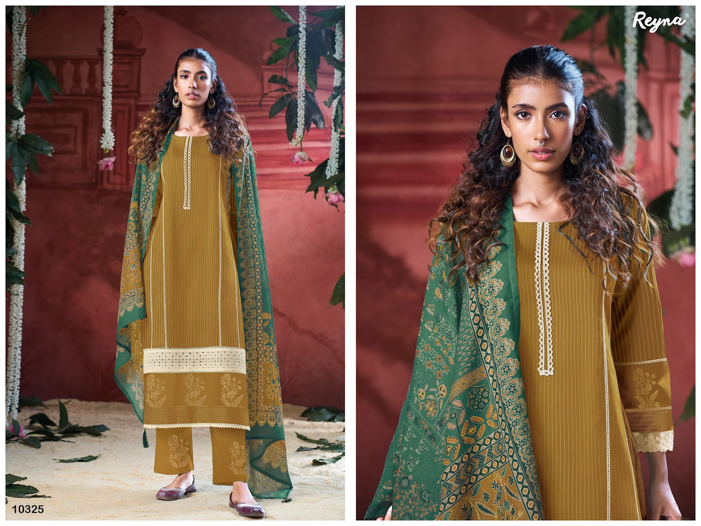 Mira Reyna Cotton Pant Style Suits Exporter India