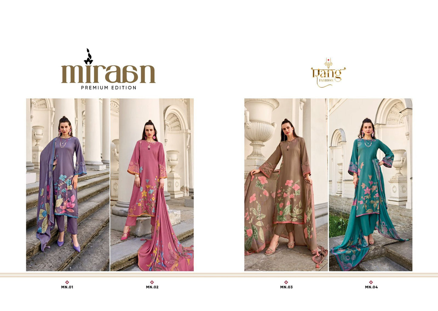 Miraan Rang Fashion Jaam Silk Pant Style Suits Manufacturer Gujarat