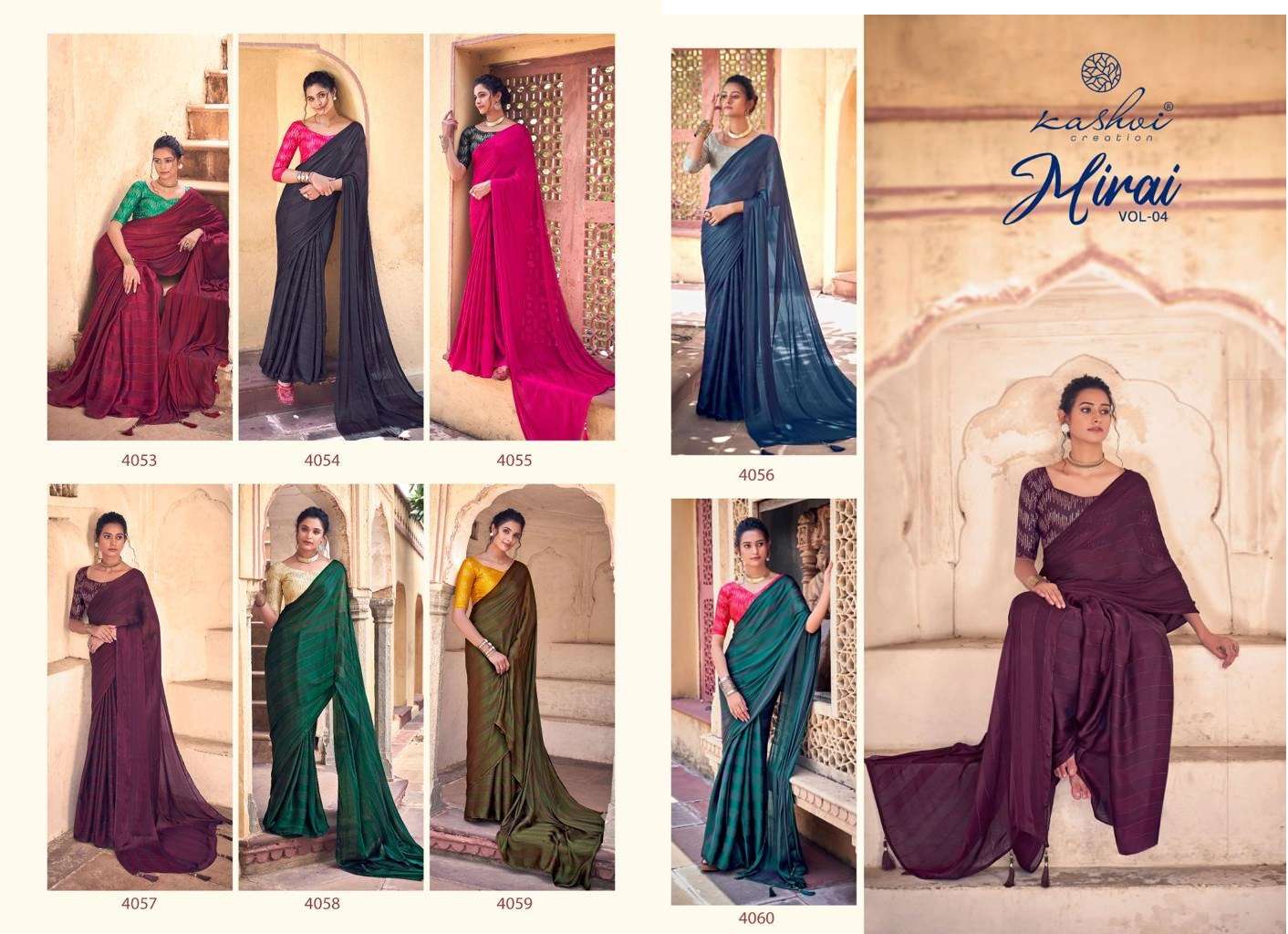 Mirai Vol 4 Kashvi Creation Soft Silk Sarees Wholesale