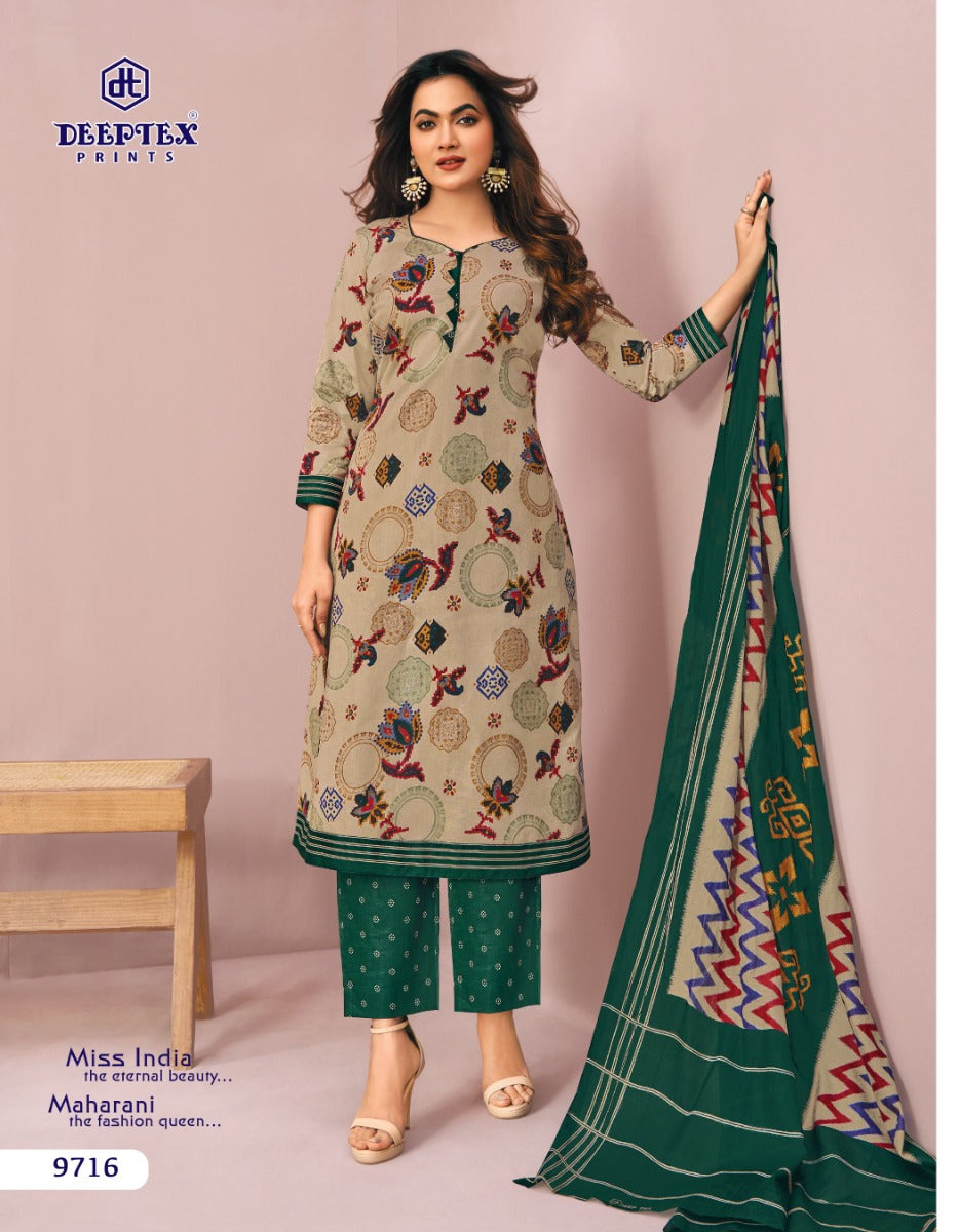 Miss India Vol 97 Deeptex Prints Cotton Dress Material Wholesale Price