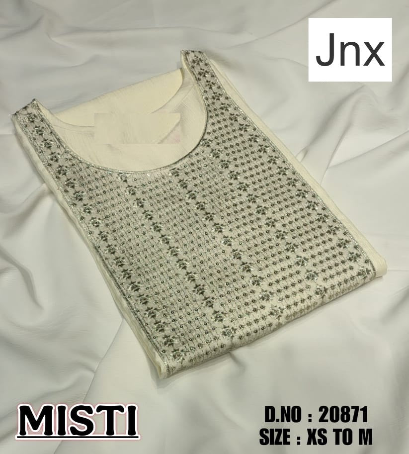 Misti 1811 Jnx Vertican Straight Cut Kurtis Wholesale Price
