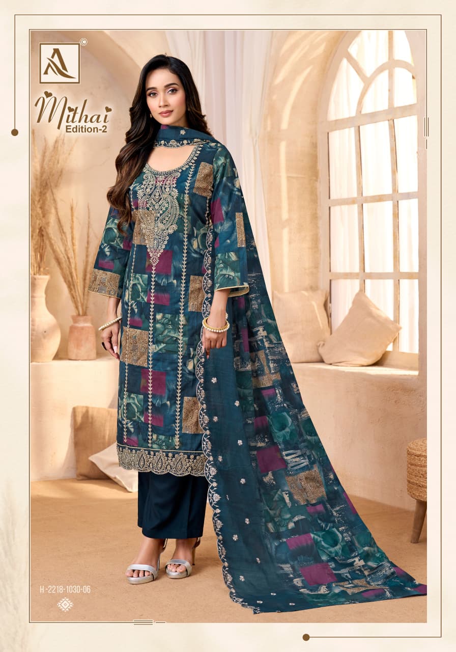 Mithai Edition 2 Alok Cambric Cotton Karachi Salwar Suits Supplier Ahmedabad