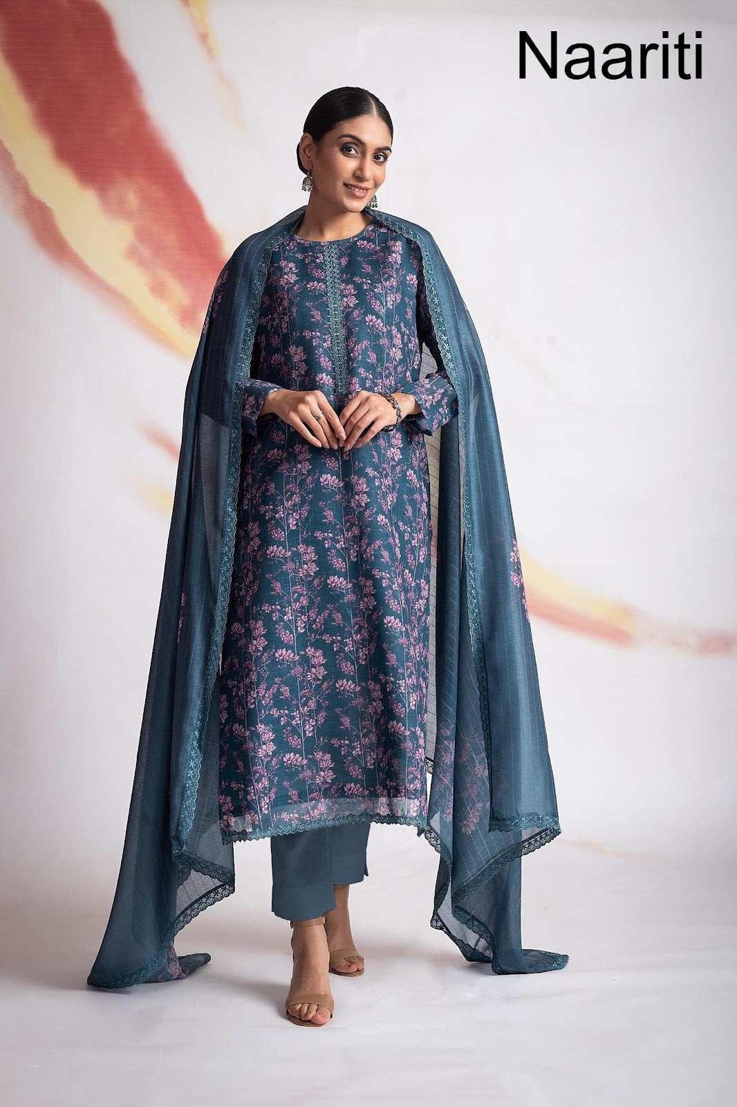 Mogra 4 Naariti Linen Pant Style Suits Exporter Ahmedabad