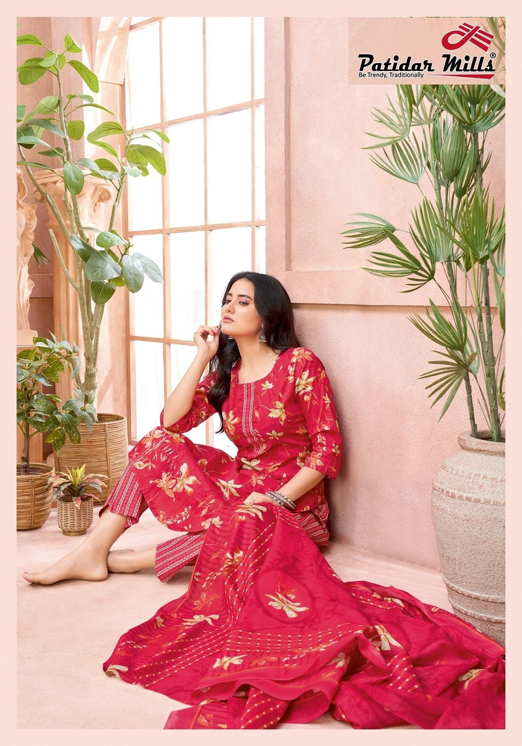 Mohini Vol 5 Patidar Mills Readymade Cotton Pant Suits Manufacturer Ahmedabad