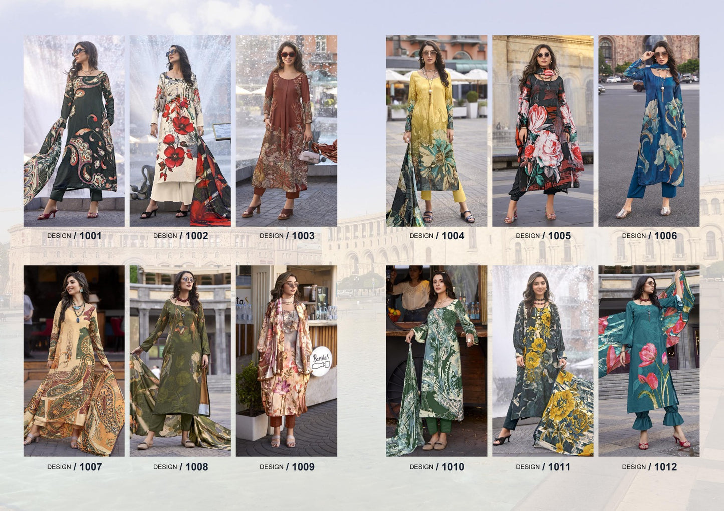 Monalisa Isabella Yesfab Pashmina Suits Wholesale