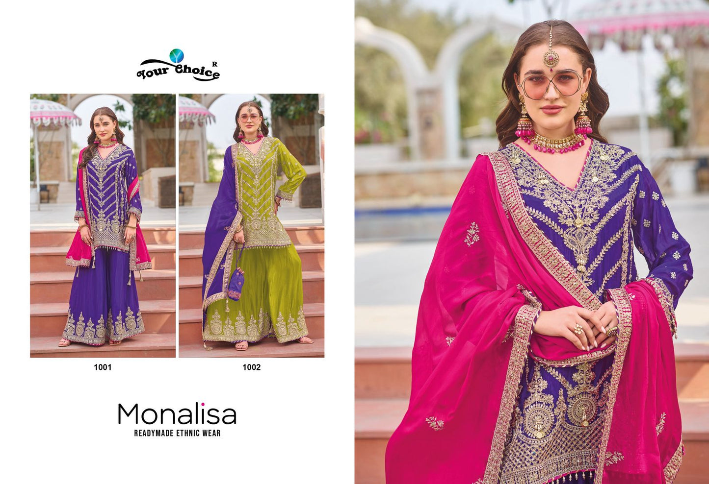 Monalisa Ramadan Special Your Choice Chinon Pakistani Readymade Suits Supplier Ahmedabad
