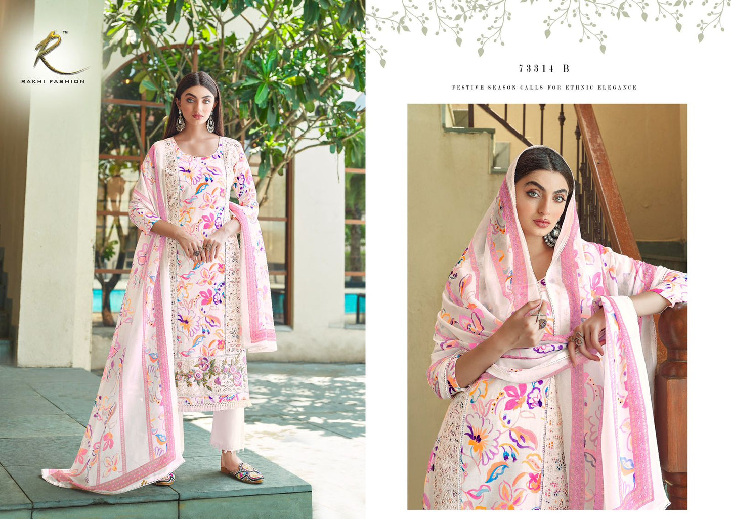 Monochrom Bliss Rakhi Fashion Pure Viscose Plazzo Style Suits Wholesale Rate