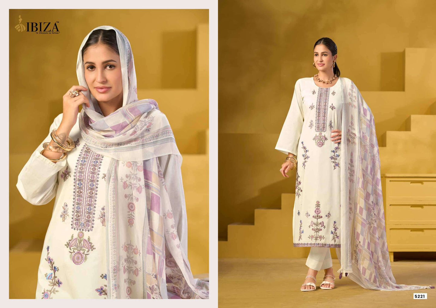 Mornee Ibiza Lawn Cotton Pakistani Salwar Suits Supplier