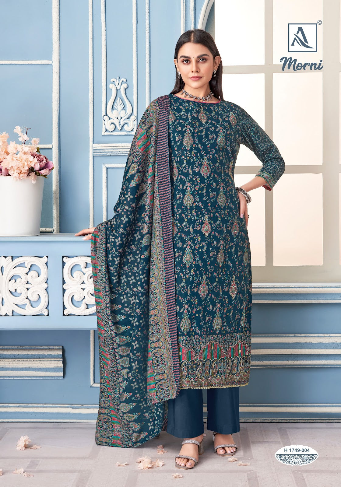 Morni Alok Modal Karachi Salwar Suits Supplier Gujarat