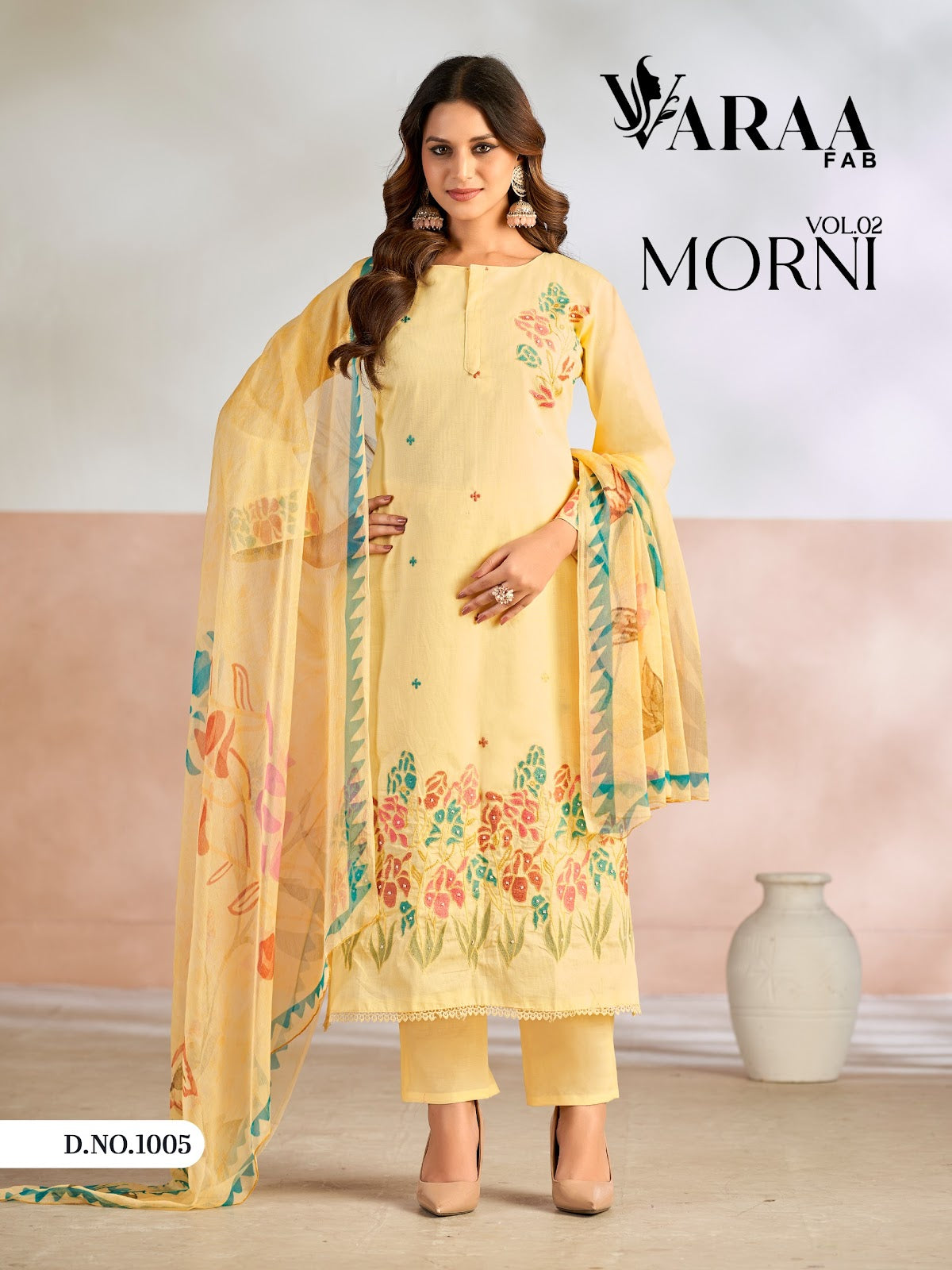 Morni Vol 2 Varaa Fab Cotton Pant Style Suits Wholesale Rate