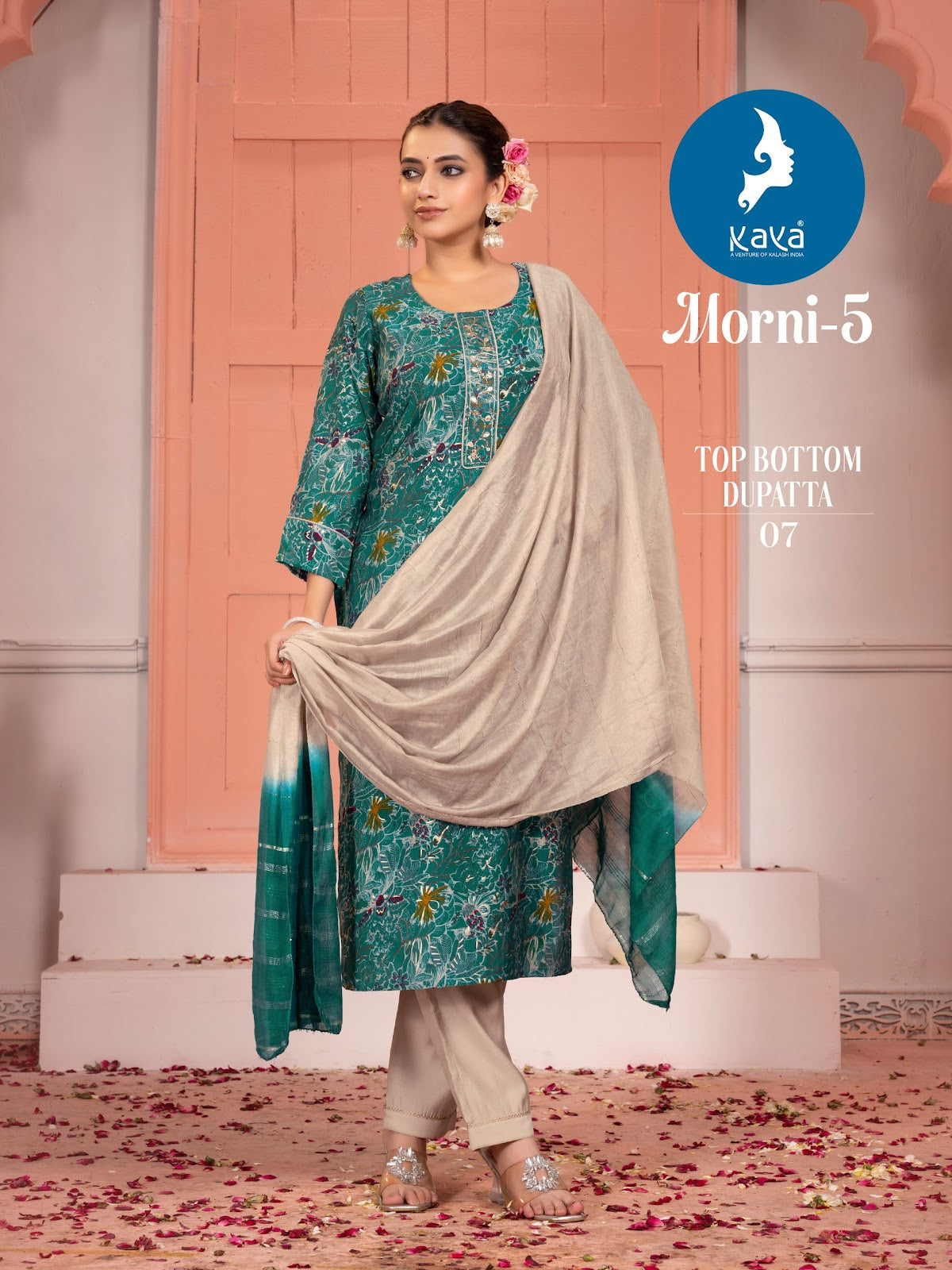 Morni Vol 5 Kaya Chanderi Modal Readymade Pant Style Suits Supplier Ahmedabad