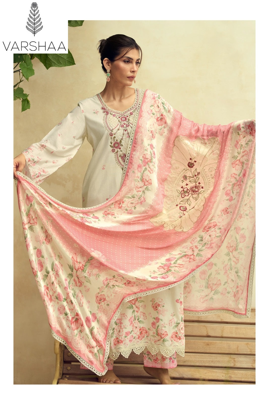 Morning Air Varshaa Swiss Plazzo Style Suits Wholesale