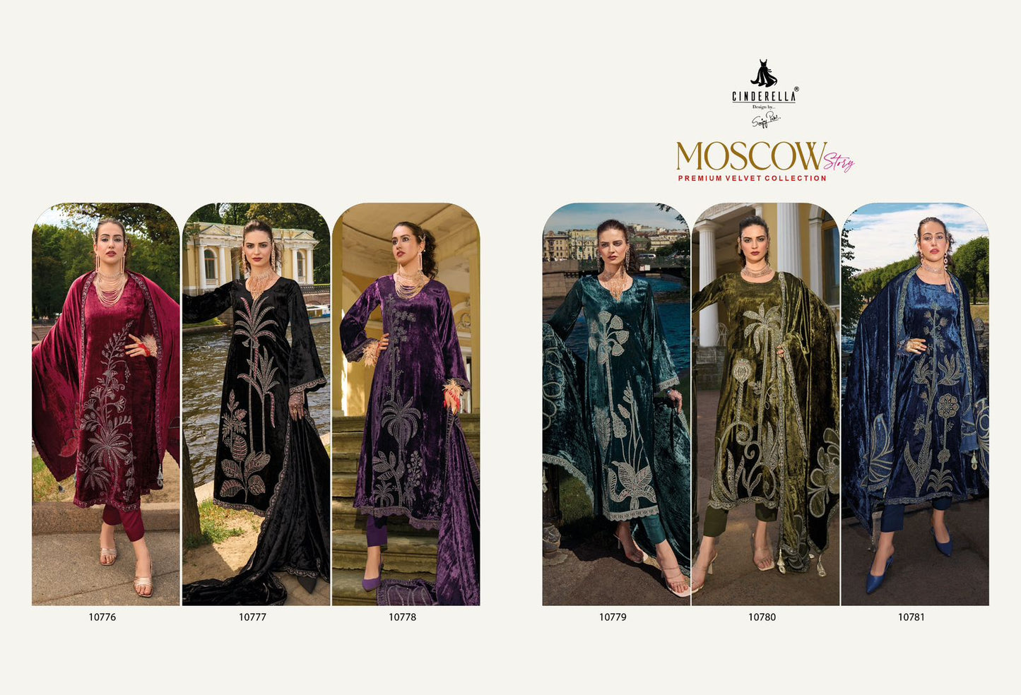 Moscow Cinderella Velvet Suits Exporter India