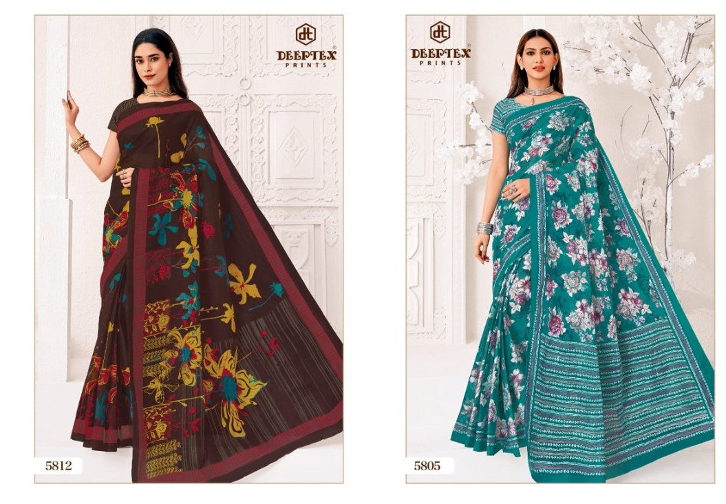 Mother India Vol 58 Deeptex Prints Cotton Sarees Supplier Gujarat