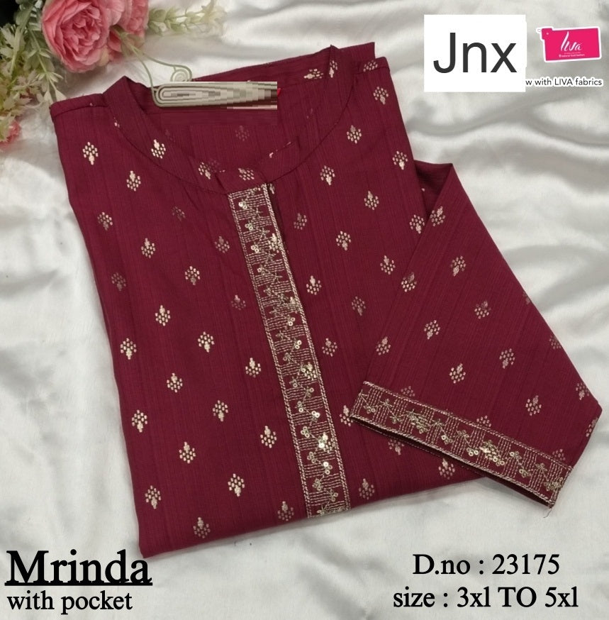 Mrinda 2706 Jnx Vertican Plus Size Kurtis Manufacturer Gujarat