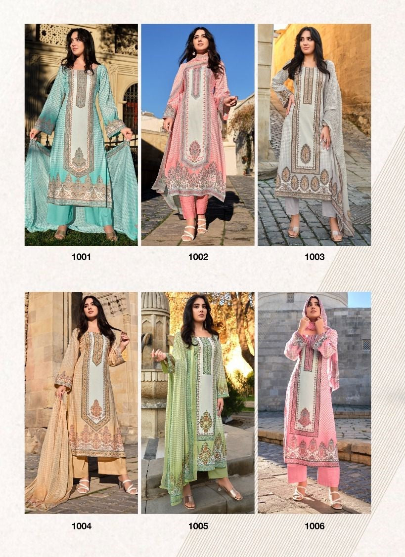 Mulberry Isabella Lawn Digital Printed Pant Style Suits