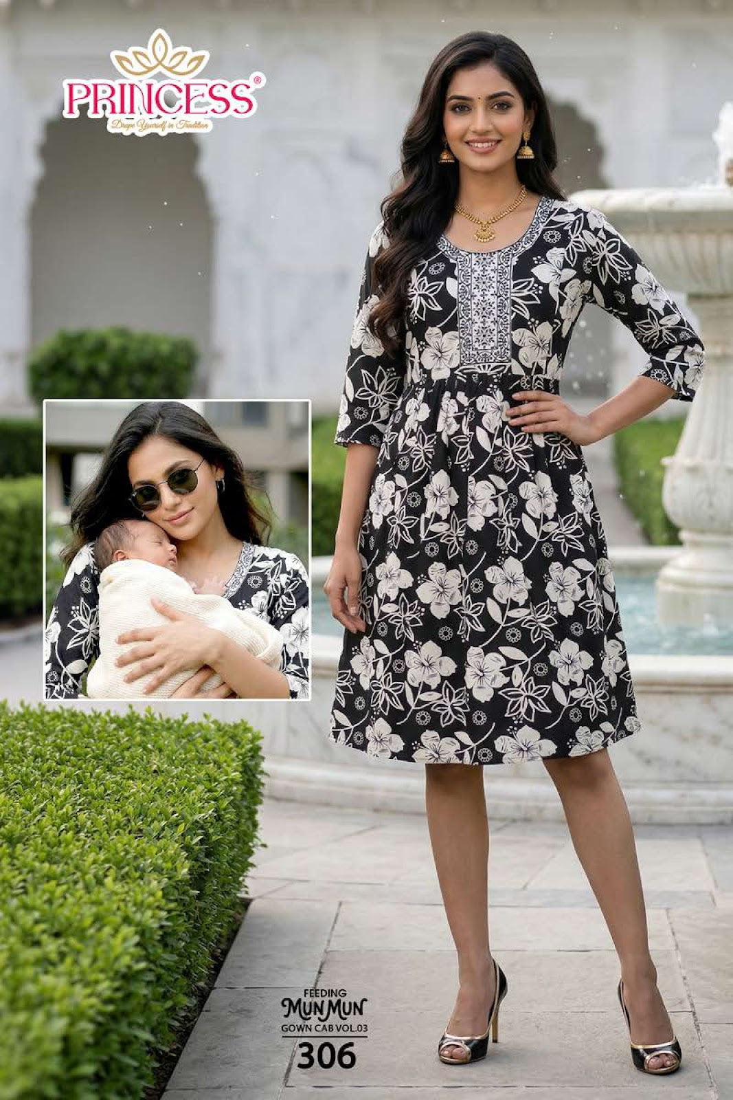 Munmun Princess Creation Heavy Rayon Feeding Kurtis Exporter