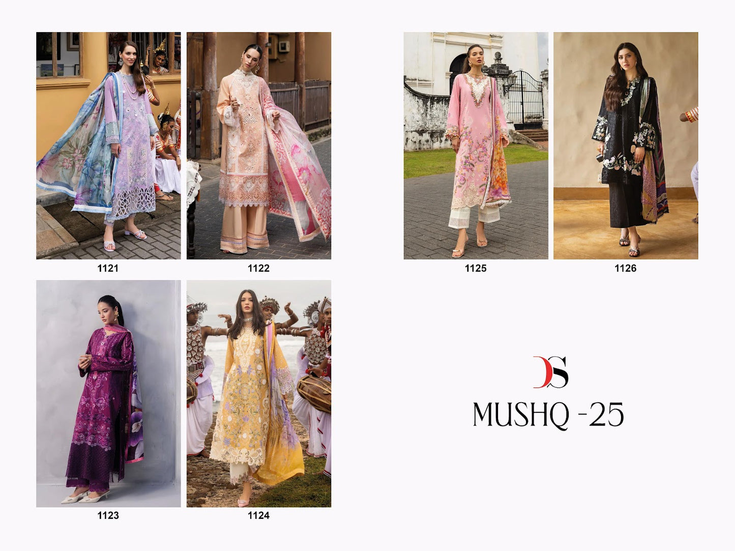 Mushq 25 Deepsy Cotton Pakistani Patch Work Suits Wholesaler Gujarat
