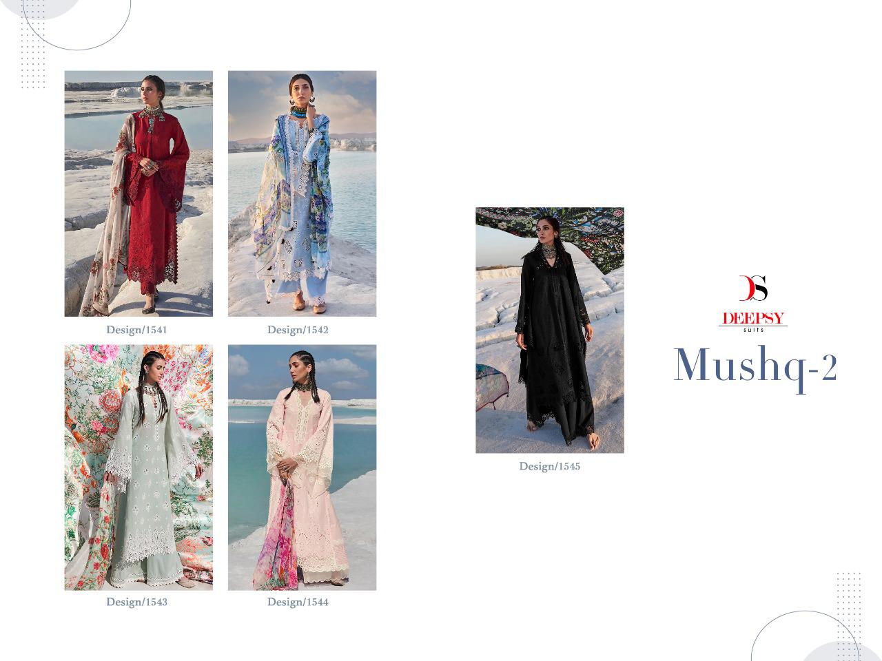 Mushq 2 Deepsy Cotton Pakistani Salwar Suits