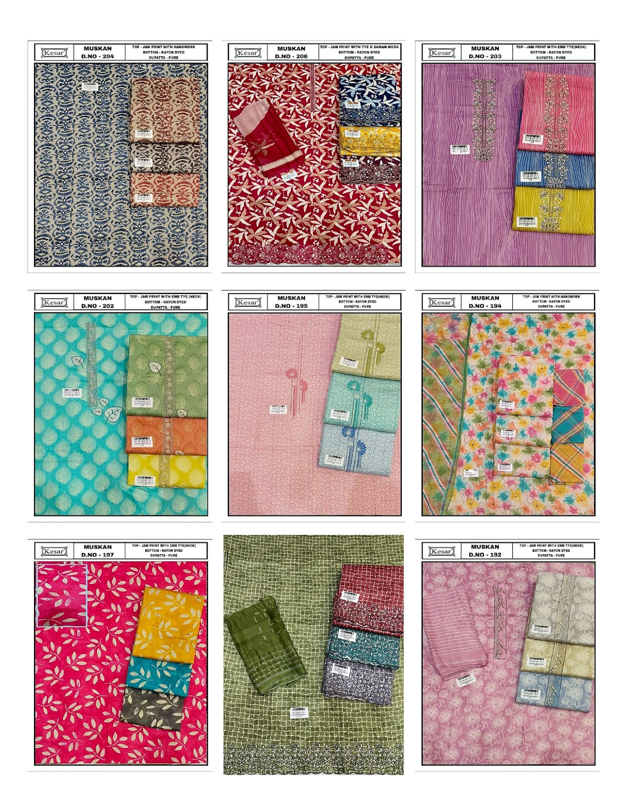 Muskan 2306 Kesar Salwar Suits Wholesale Price