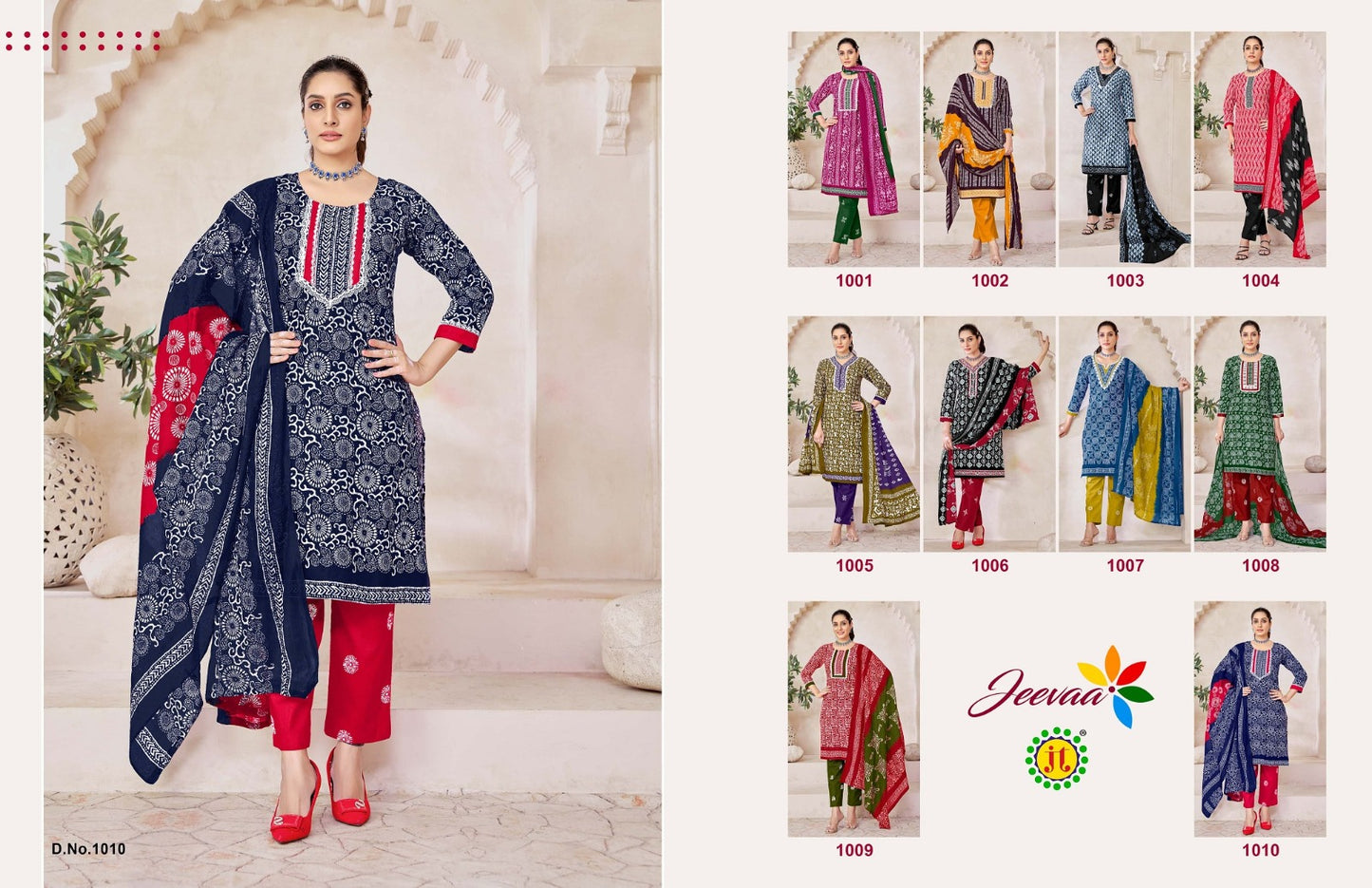 Muskan Vol 3 Jt Readymade Cotton Pant Suits Exporter Gujarat