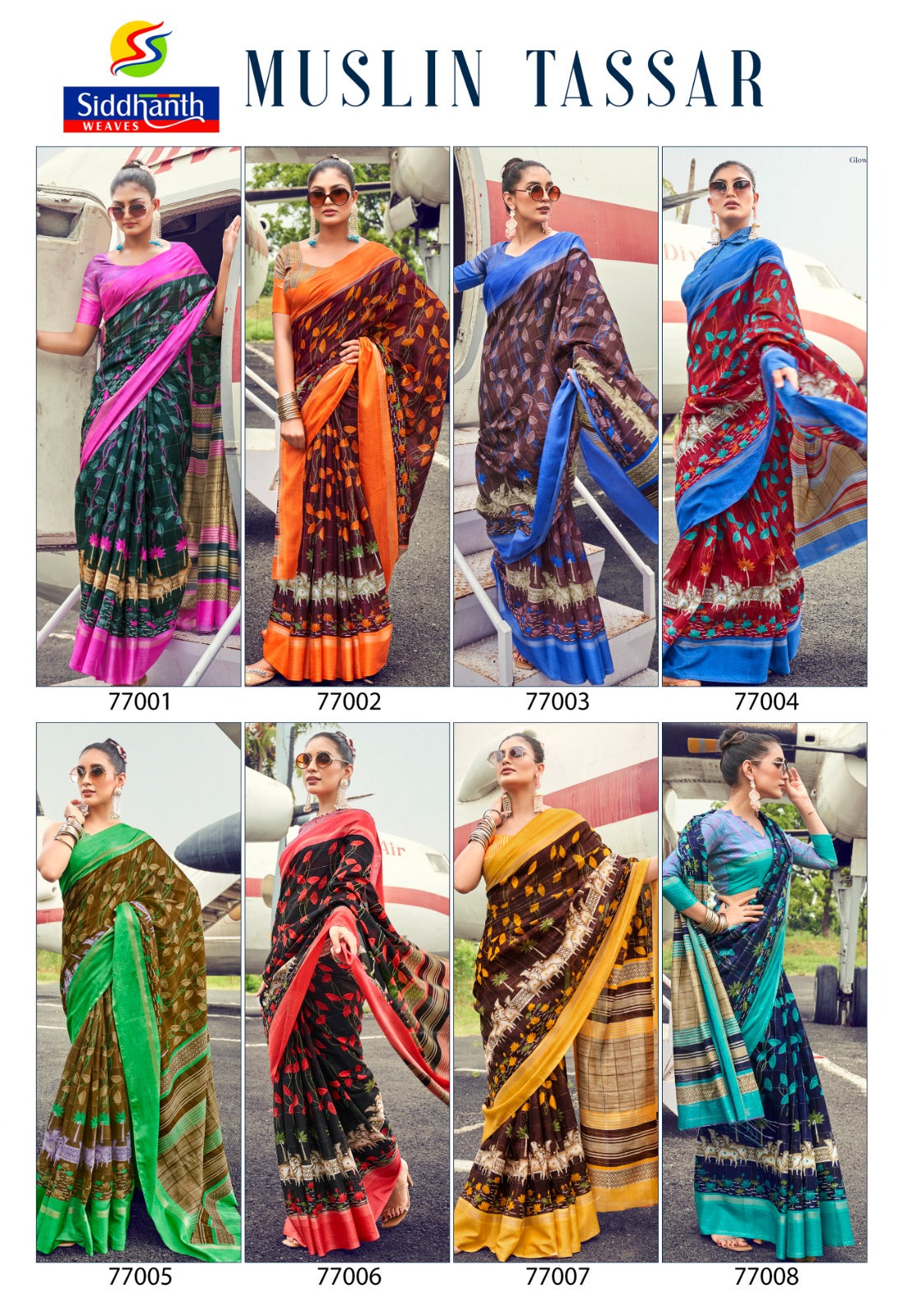 Muslin Tassar Part 01 Siddhanth Cotton Sarees Manufacturer India