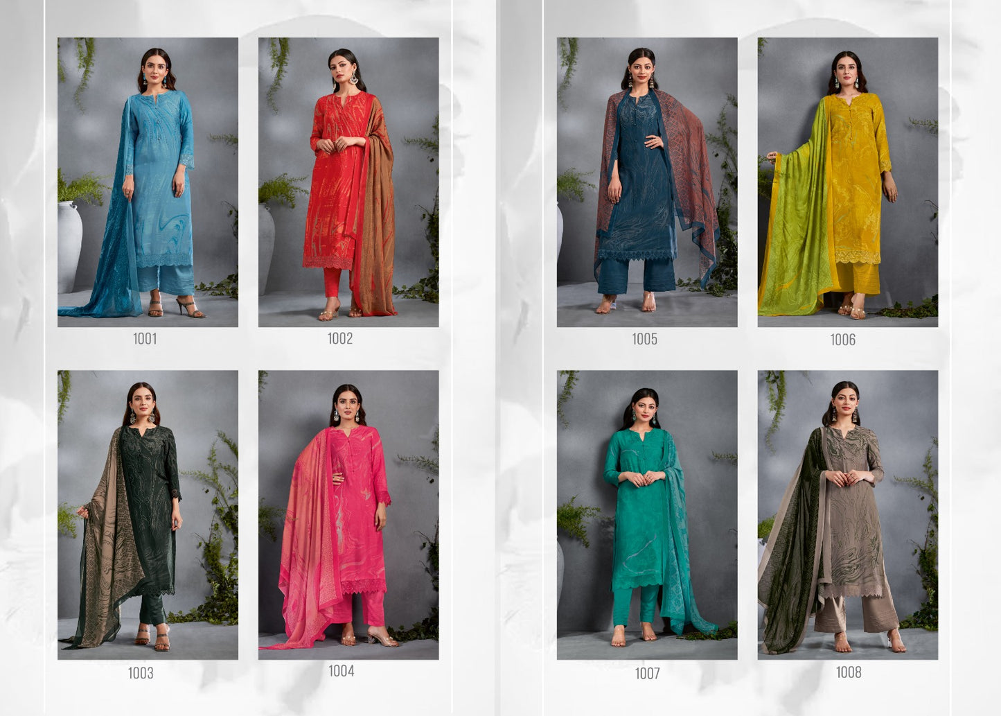 Mysa Shiddat Modal Silk Pant Style Suits Exporter Ahmedabad