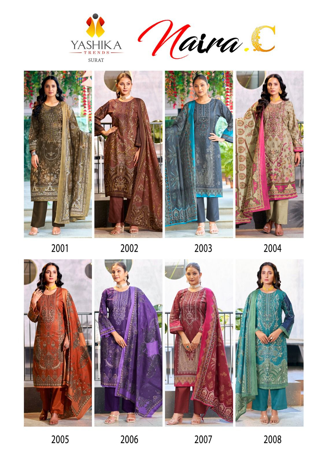 Naira C Yashika Trends Cotton Karachi Salwar Suits Manufacturer