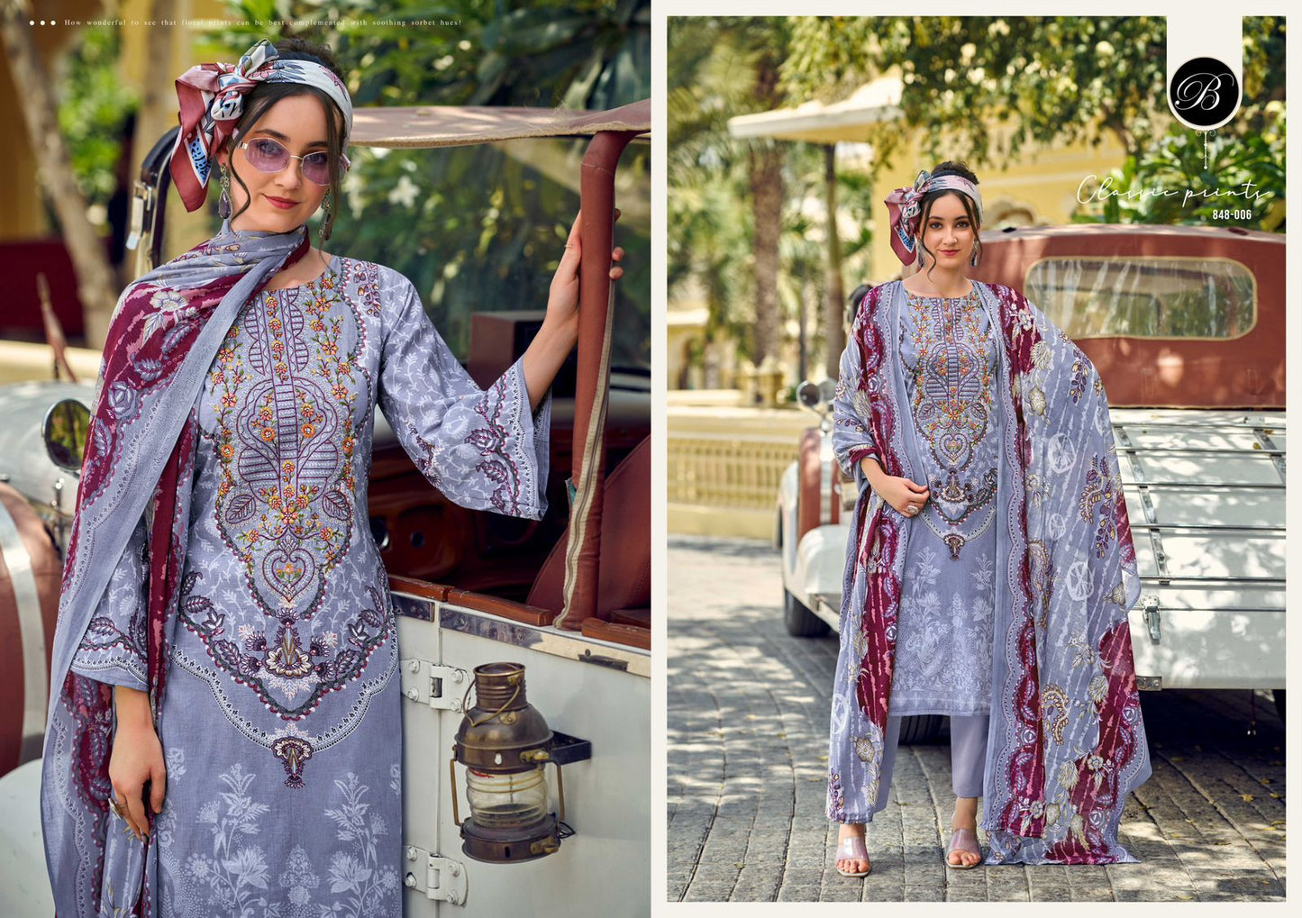 Naira Vol 106 Belliza Designer Studio Cotton Karachi Salwar Suits Supplier India