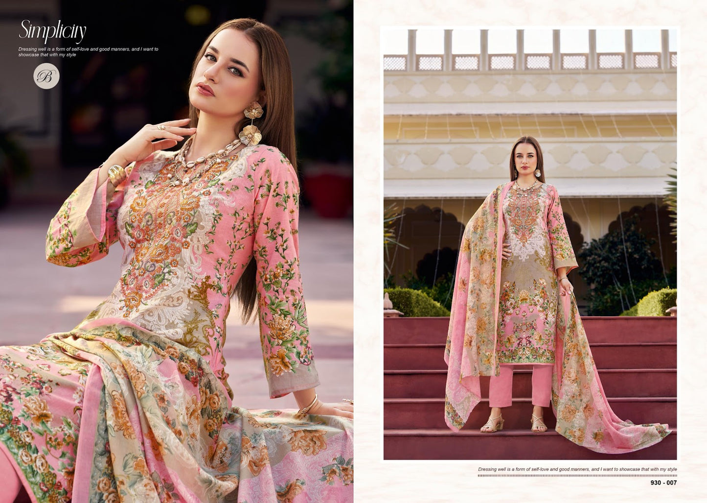 Naira Vol 126 Belliza Designer Studio Cotton Karachi Salwar Suits Wholesaler